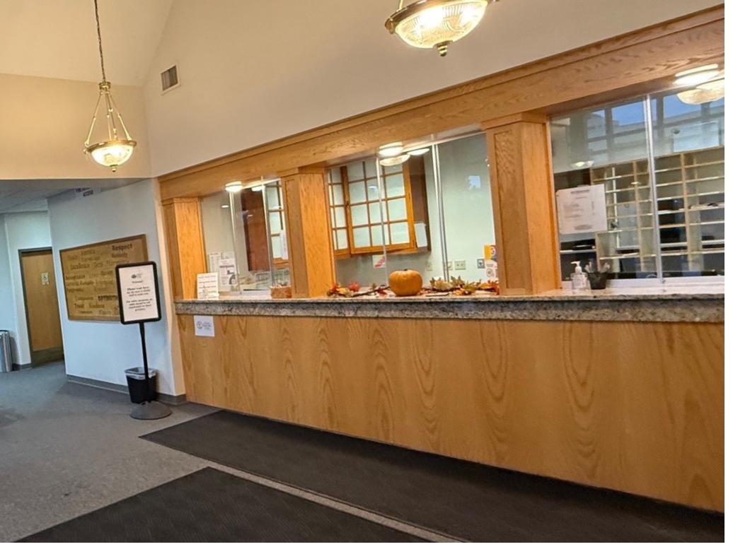 Front desk and reception area at Minnesota Mental Health Clinics Eagan
