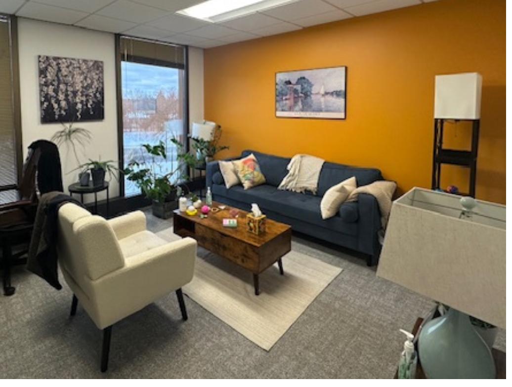 Private therapy office at Minnesota Mental Health Clinics Edina